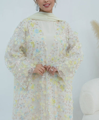 Sehra Bloom Abaya Set