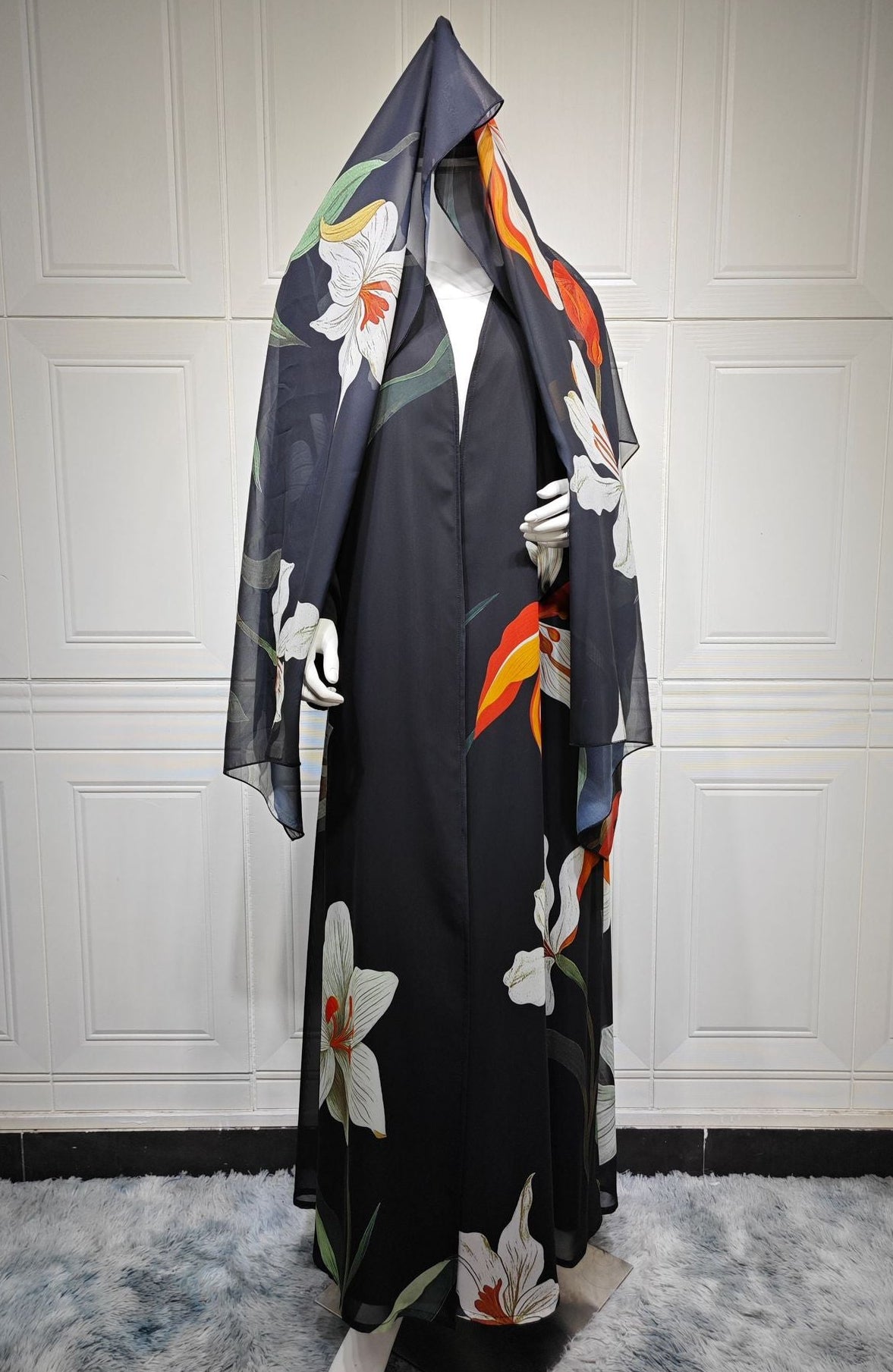 Inara Floral Abaya & Hijab