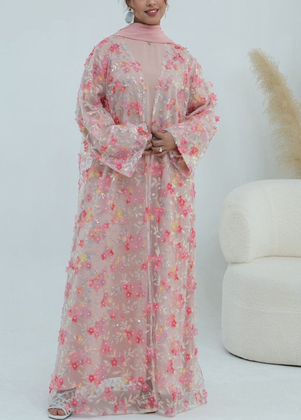 Sehra Bloom Abaya Set