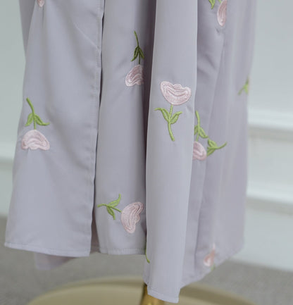 Marwa Floral Abaya & Hijab
