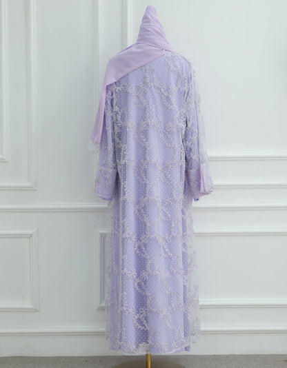 Haya Lace Abaya Set