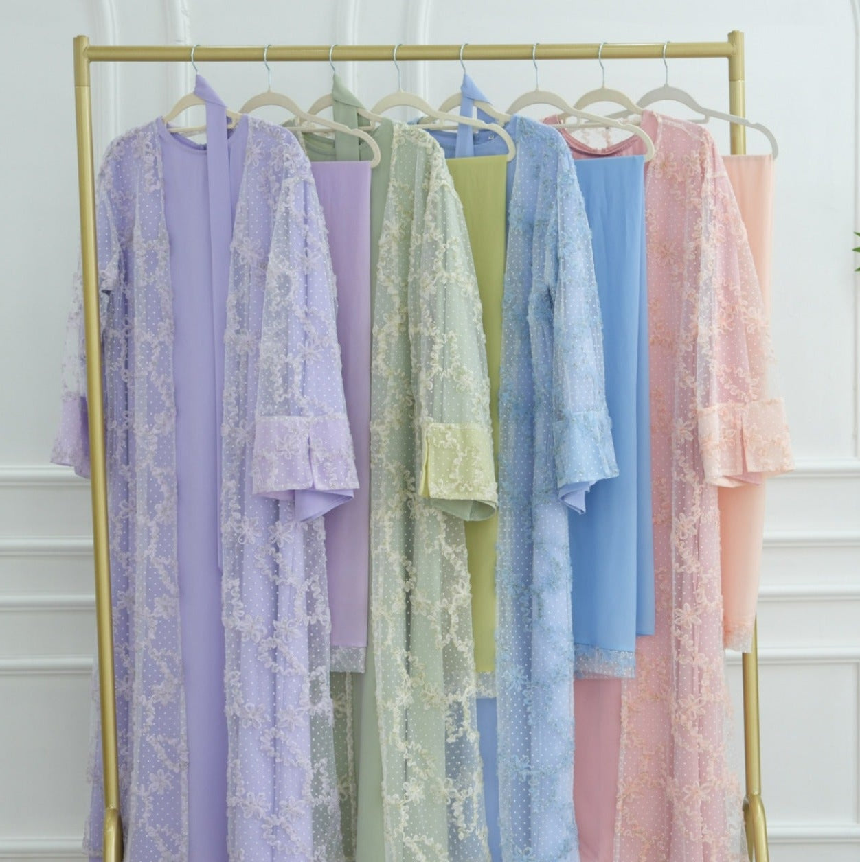 Haya Lace Abaya Set