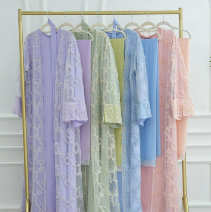 Haya Lace Abaya Set
