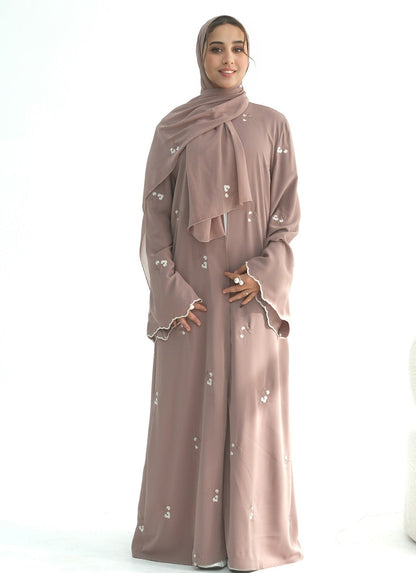 Madiha Floral Abaya & Hijab