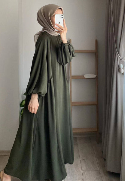 Roohani Balloon Sleeve Abaya