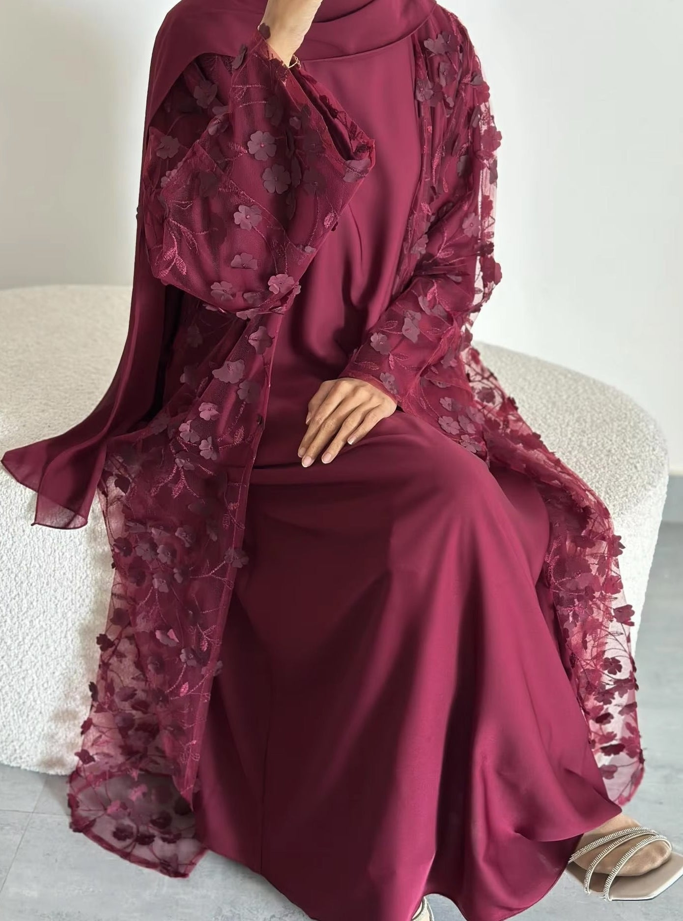 Sehra Bloom Abaya Set
