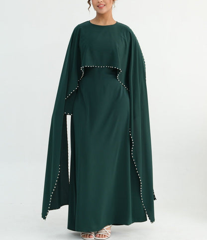 Zamina Pearl Dress-Nida Material