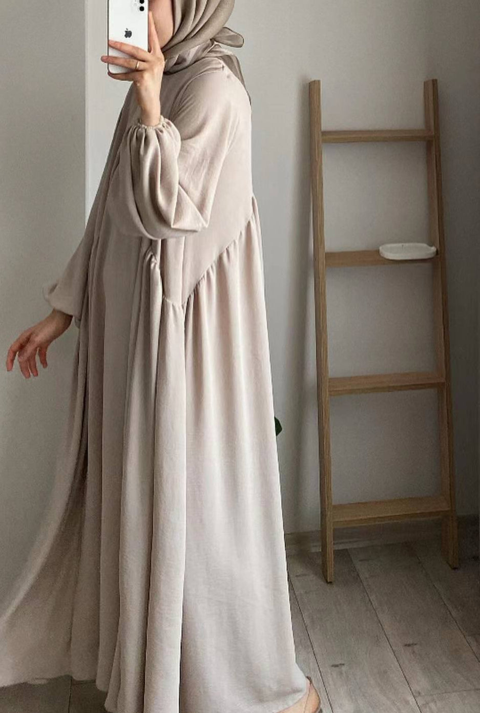 Roohani Balloon Sleeve Abaya