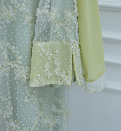 Haya Lace Abaya Set